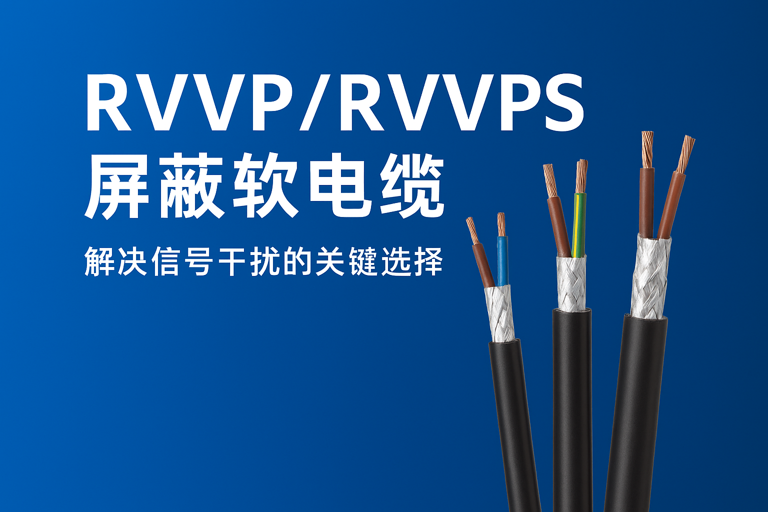 RVVP/RVVPS屏蔽软电缆：解决信号滋扰的关键选择