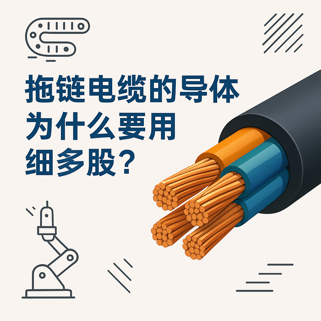 拖链电缆的导体为什么要用细多股？