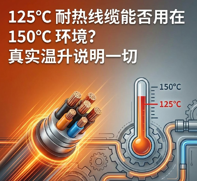 125℃ 耐热线缆能否用在 150℃ 环境？真实温升注明所有