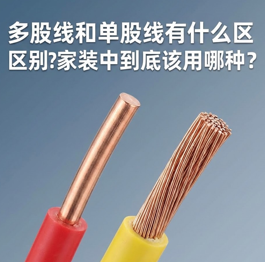 家装电线选单股(BV)还是多股(BVR)？